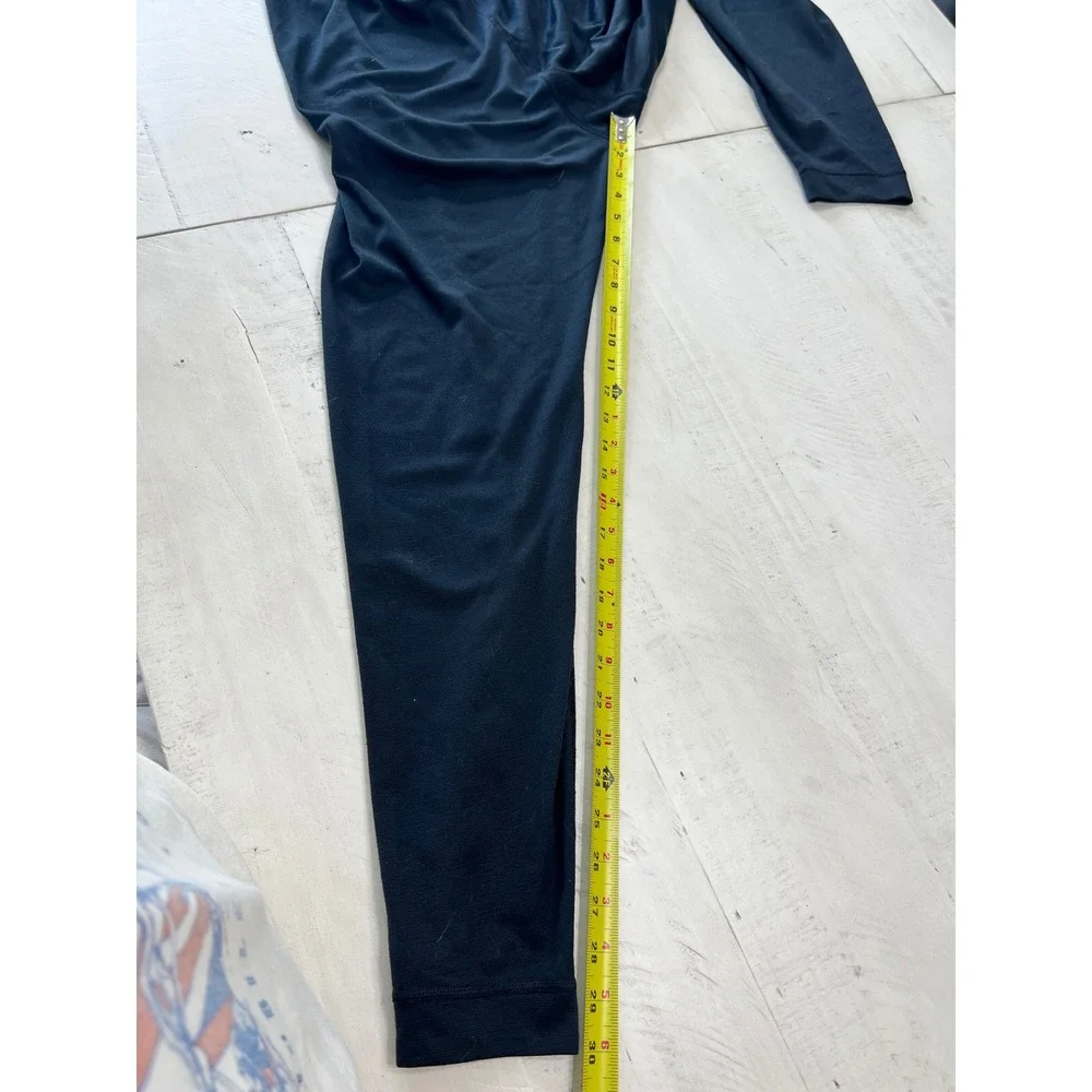 Patagonia Capilene Mens XL Black Base Layer Leggings Made in USA Thermal Pants - Picture 4 of 6